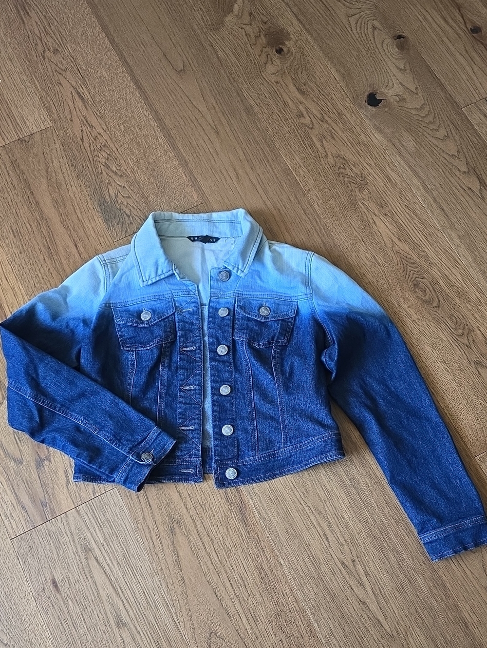 Baccini Ombre Blue Jean Jacket for Adults